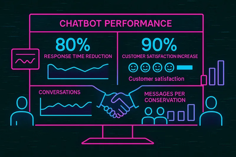 Gráfica de análisis mostrando mejora en atención al cliente con Chatbots y Asistentes Virtuales